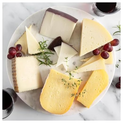 Spanish Cheese Assortment 2 lbs – Manchego, Idiazabal, Mahon, Goat Cheese (4 × 8 oz) – Imported Spanish Artisan Selection