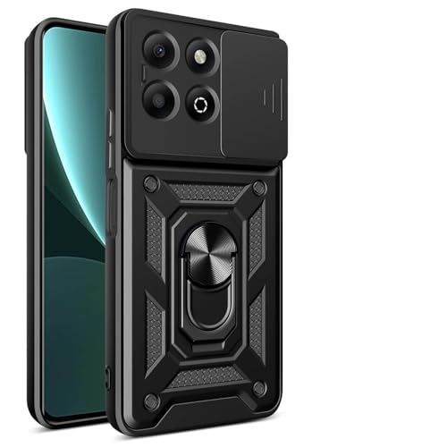 ILING Case for HONOR X6b, Ultra-thin Matte Texture Hard PC + Soft Silicone TPU Bumper Shockproof Heavy Duty Cover