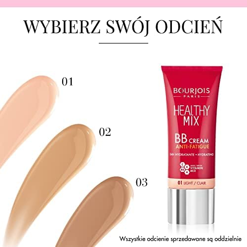 Bourjois Krem BB Healthy Mix rozświetlający i nawilżający krem BB z witaminami nr 01 - Light