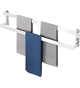 Alise Double Towel Bar 32", SUS304 Stainless Steel Towel Racks for Bathroom Wall Mounted, Space S...