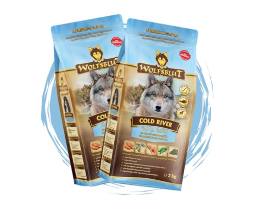 Wolfsblut Cold River Small Breed - 2x2kg Hundefutter – Trockenfutter mit Forelle & Lachs – getreidefrei – optimal für kleine Hunde – mit Süßkartoffeln & Superfoods - Sparpaket