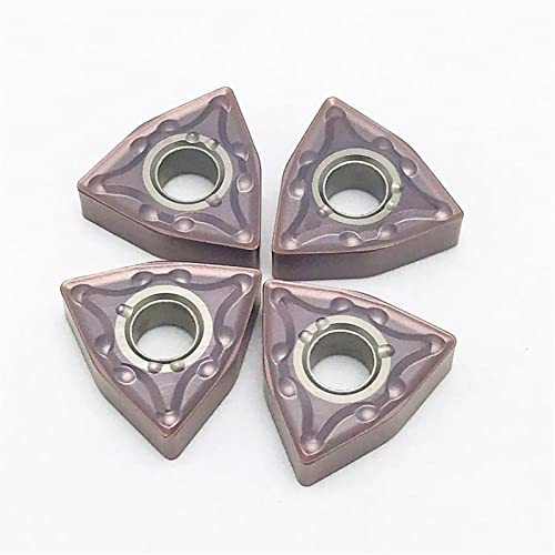 10 piezas carburo herramienta torneado externo WNMG080408 miniatura 4