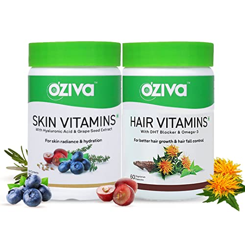 Buy OZiva Hair Vitamins (With DHT Blocker & Omega 3) for Better Hair