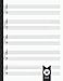 Blank Sheet Music for Piano: Book | Notebook | Journal | 8.5" x 11" | 110 Pages - 55 Sheets | 5 Staves per Page ( Double ) with Clefs for Piano