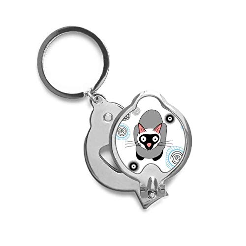 Cutter trimmer animaux pour éviter les griffures de chat gris et siamois