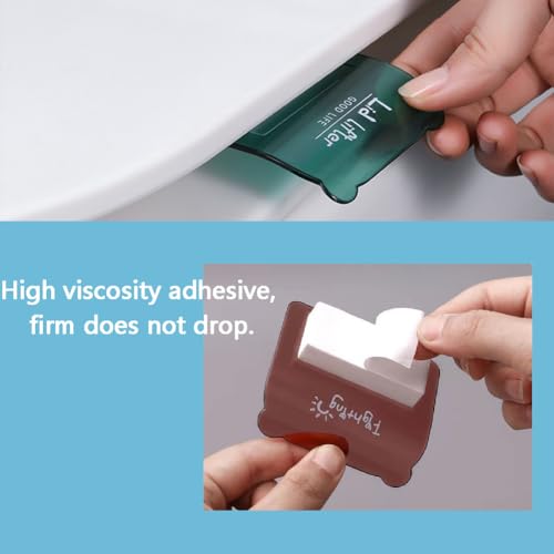 Image of 4 PCS Toilet Seat Lifter,Toilet Cover Lifter,Toilet Cover Support Lifter | Avoid Direct Contact with the Toilet Lid,Suitable for Home, Office and Hotel Bathroom (Multicolor)