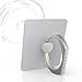 YOSH Cell Phone Holder, Universal Smartphone Finger Ring Expanding Grip Stand attached for any smart devices, mobile devices, tablets and cases (Silver)