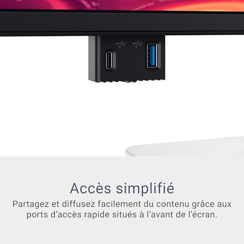 Dell 27 Plus USB C Écran PC S2725QC 4K UHD 3840x2160 120Hz IPS 4ms AMD FreeSync Premium 99% sRGB Réglage en Hauteur Haut parleurs intégrés 2 USB C 2 HDMI 2 USB Garantie - vue 10