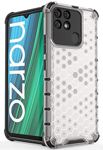 Image of Glasgow Back Case Cover Designed for Realme Narzo 50A - Transparent