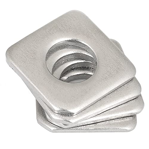 M8 M10 M12 M16 304 Stainless Steel Square Bevel Washers Square Inclined Gasket For Slot Section (Dimensions: M8(7Pcs)) #TOP3