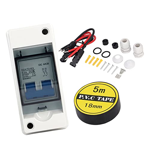 Disjoncteur miniature 63A en PA66 durable pour la protection contre les surcharges solaires