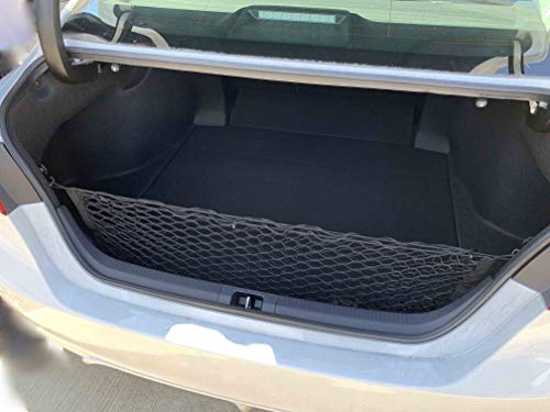 Envelope Style Automotive Elastic Trunk Mesh Cargo Net For Toyota Camry 2018-2023 - Premium Trunk Organizers And Storage - Luggage Net For Sedan - Best Car Organizer For Toyota Camry Hybrid #TOP2