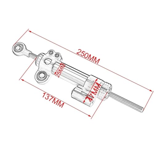 Stabilisateur direction réglable Kawasaki Z800 kit support argent - 3