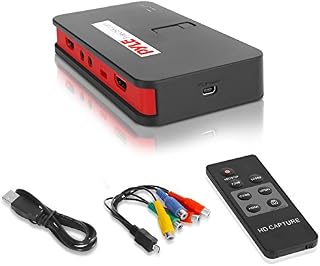 Capture Card Video Recording System - AV Game Recorder Converter, Full HD 1080P