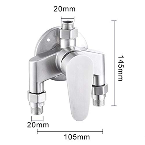 Moderno Parete in Acciaio Inox Bagno Doccia