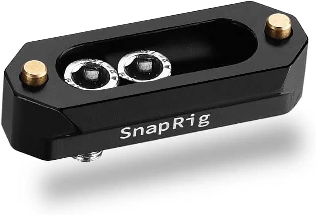 PROAIMSnapRig 48mm Safety Rail for Camera Cages & Rigs. Quick Release Functionality. For Mounting Accessories (CA268)