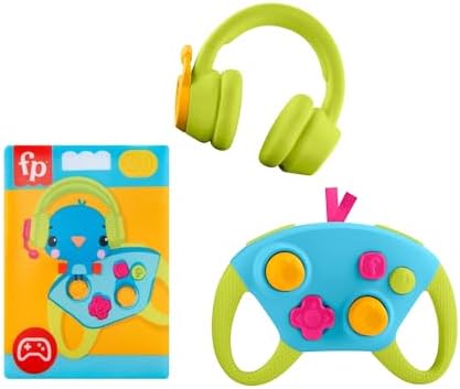 Fisher-Price yenidoğan oyuncakları, 3 ay ve üzeri bebekler için Minik Oyuncu hediye seti, çıngıraklı dişlik ve hışırtılı oyuncak, HYR57 - Görsel 1