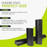 ProsourceFit High Density Foam Rollers - inches long. Firm Full Body Athletic Massager for Back Stretching, Yoga, Pilates, Post Workout Trigger Point Release - Image 4