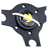 HUAHUA Yang Wang Store Adecuado Italia Tapa de Empuje del Interruptor de la bocina del botón de la Cuerno del Volante (Color : VNNKJNKJ-Yellow)