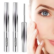 2Pcs Brown Black Telescopic Mascara Waterproof, Eyelash Primer before Mascara Volume and Length, 3D Curling Wand for Bold, Mascara Primer Non-Smudge Long Lasting