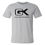 QYUIPEXE Gallien Krueger Logo Men's T-Shirt Grey L