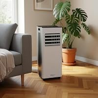 Mobile Klimaanlage 9000 BTU mit Abluftschlauch | 3-in-1 Mobiles Klimagerät | Leiser Betrieb | Digitaldisplay, App und Fernbedienung | Fenster-Installationsset | Timerfunktion | Für Räume bis 30 m² – Ansicht 2