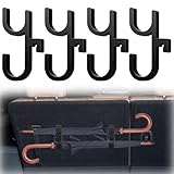 NlsqEU Porta Ombrelli Auto Bagagliaio, Gancio Portaombrelli per Auto, 4 Pezzi Autos Gancio...