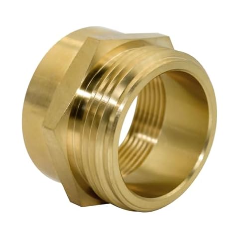 Ebrmeiwo Brass Fire Hose Adapter 1-1/2" Cover