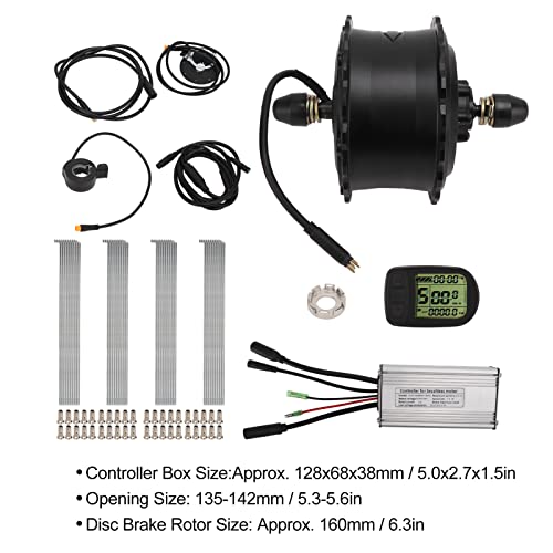 SPYMINNPOO Kit de conversão de bicicleta elétrica, kit de motor de cubo de bicicleta 36V 500W kit de