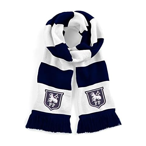 Preston 1940s-1960s Retro Traditional Football Scarf Embroidered Logo Cover