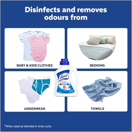Lysol® Laundry Disinfectant, Crisp Linen, 2.7 L, 0% Bleach, Eliminates germs that detergents may leave behind* - 4