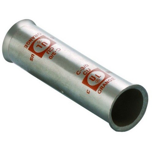 Image of Morris 94760 Morris Products 94760 Short Barrel Flex Cable Compression Splice, Copper, Compression Connector Type, 300 MCM Wire Range