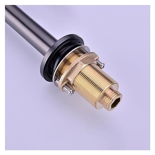Robinet de lavabo résistant en laiton double commande eau chaude froide - 7