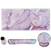 Amazon.com : ARTSO Large Mouse Pad Ergonomic Keyboard Wrist Rest ...