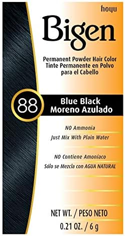 #88 Blue Black Bigen Permanent Powder (3 Pack)