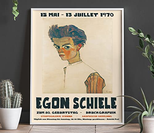 Affiche d'art Egon Schiele pour transformer une chambre triste en espace esthétique - 5