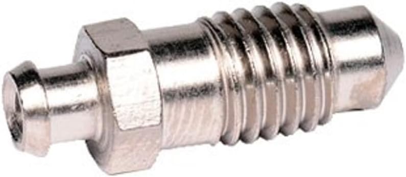 KarParts360 For Saturn Sky 2007 2008 2009 2010 Brake Bleeder Screw Rear | Steel | Silver | Hex Head | Coarse Thread | Replacement For 25846360