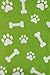 Firefly Collection Fleece Pet Blanket/Throw, Large Oversized and Super Plush - Let your Dog, Cat, Puppy Snuggle Up All Year Long – Ideal for the Home & Travel, Paw Print and Bone Design- 59 x 63