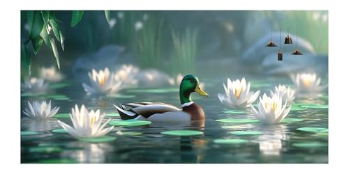 Canevas Débutant Kit Canard Fleur Peinture Mosaïque 5D