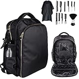 Mochila de peluquero con bolsa de estilista para cortapelos y suministros de viaje, herramientas de corte profesional,...