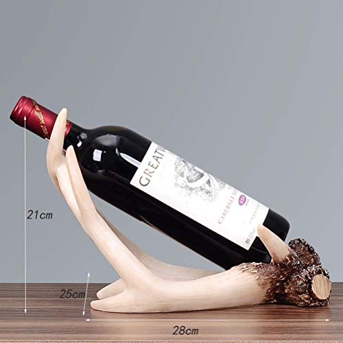 Soporte para botellas de vino simple de resina miniatura 2