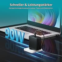 Basicvolt 100W 90W 65W USB C Netzteil Laptop Ladegerät für Dell HP Lenovo Thinkpad Asus Acer Samsung Laptop Ladekabel Adapter – Ansicht 5