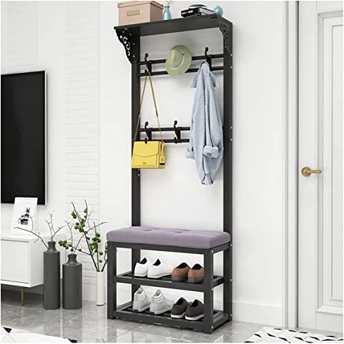 Banc de rangement chaussures à 2 niveaux pour optimiser les petits espaces - 2