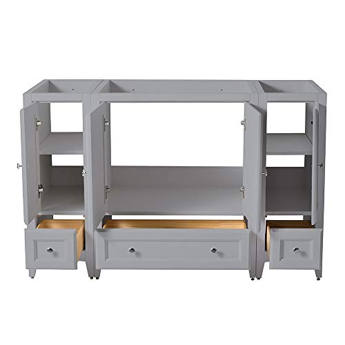 Fresca Oxford 54" Antique White Traditional Bathroom Cabinets #TOP2