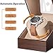 Racokky Automatic Single Watch Winder Box for Rolex and Other Watches, Ultra Quiet Japanese Motor, Self Winding Rotating Wooden Watch Case, Battery or Type-C Powered, Premium Watch Box for Men and Women