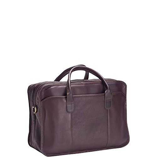 Vachetta Classic Legal Leather Laptop Briefcase Color: Black #TOP2
