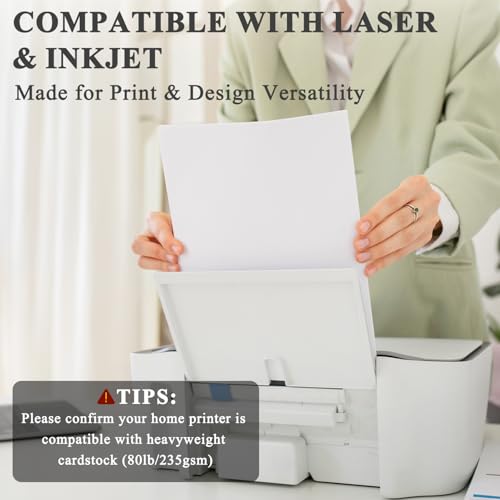 image for Manilaus White Cardstock 8.5 x 11