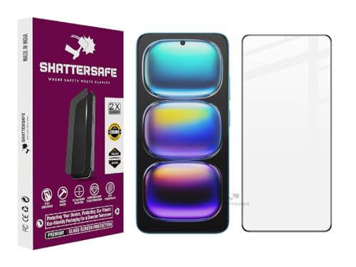 Image of Oleophobic Tempered Glass Screen Protector Compatible For Infinix Hot 50 5G [Pack of 1]. Edge To Edge Full Screen Protection With Easy Installation Kit & Case Friendly Fit.