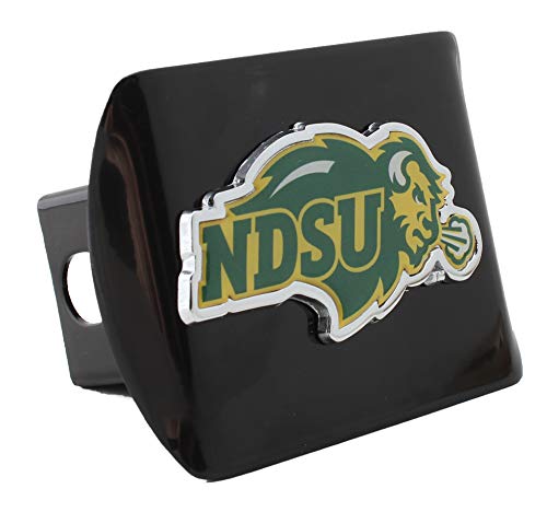 Amg Ndsu North Dakota State University Domed Colored Metal Emblem On Black Metal Hitch Cover #TOP20