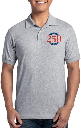 CafePress America250: Authentic Men's Golf Polo Knit Shirt